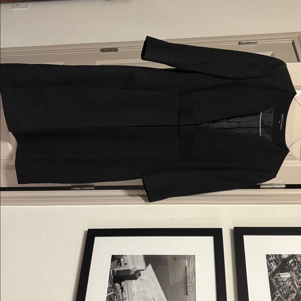 Beautiful black Isabella DeMarco coat/cover in Size 6.